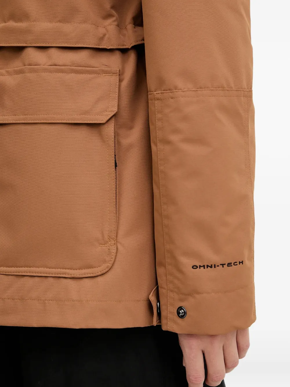 Columbia Jack met trekkoord en capuchon Bruin