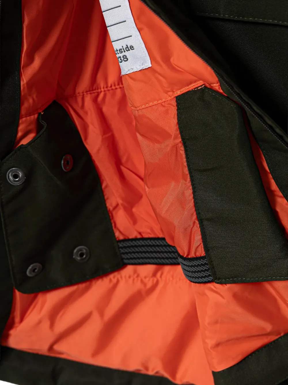 Columbia Coreshort™ ski-jack met capuchon en colourblocking Groen