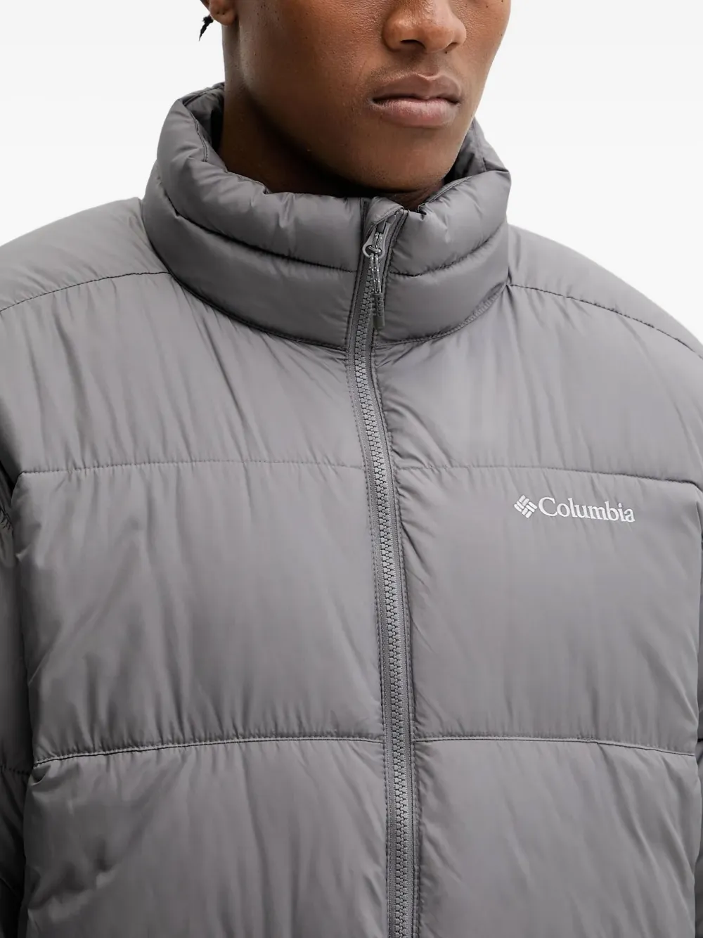 Columbia Gewatteerd jack met rits Grijs