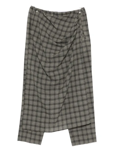 Magliano check-pattern trousers