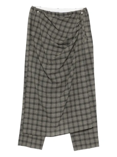 Magliano pantalones con cuadros estampados