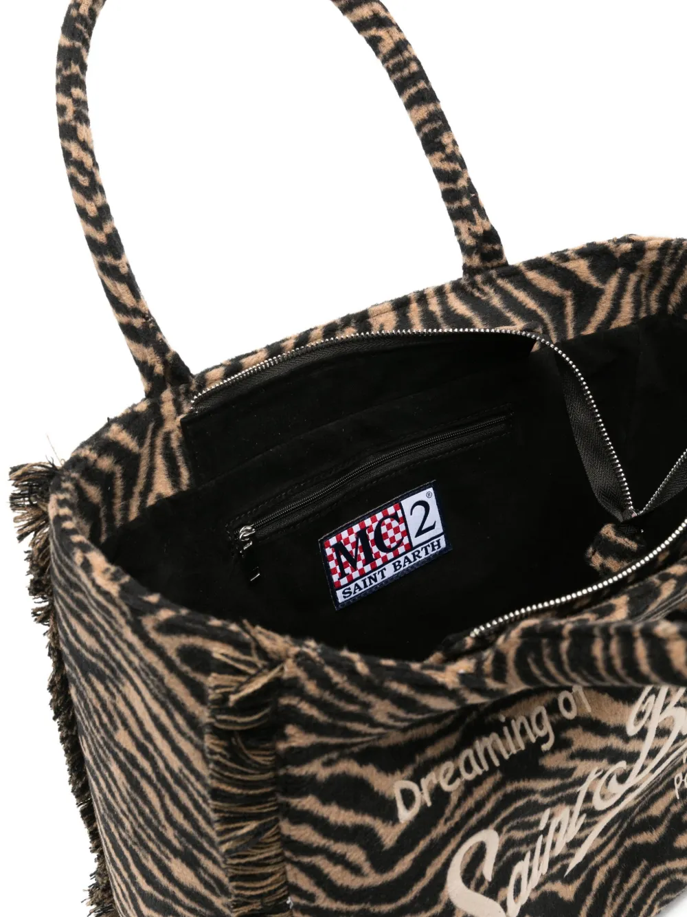 Mc2 Saint Barth Vanity Tote Bag In Brown