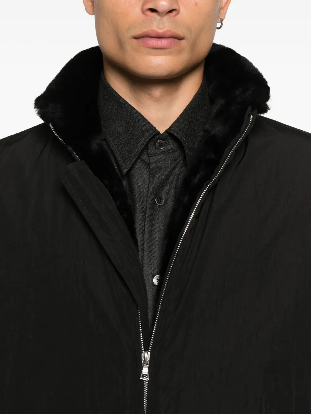 Stein Wendbare Jacke In Black