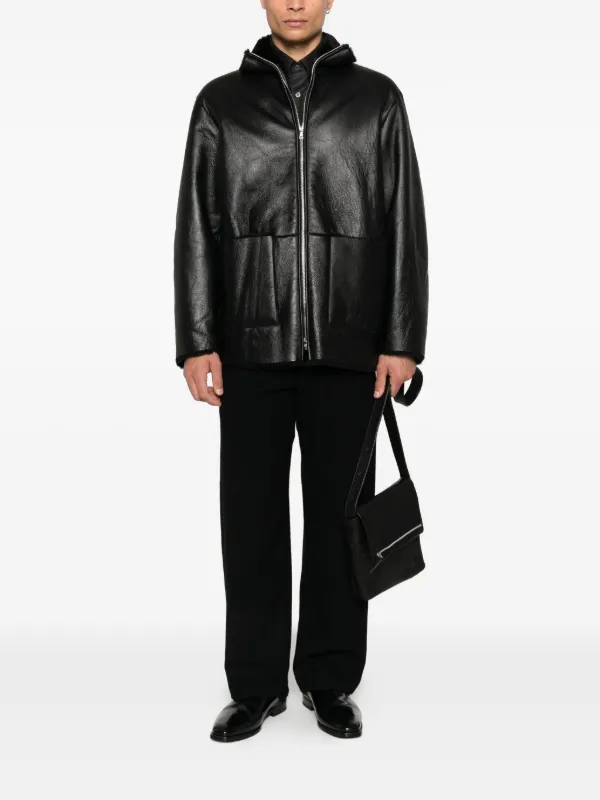 STEIN Leather Jacket | Black | FARFETCH JO