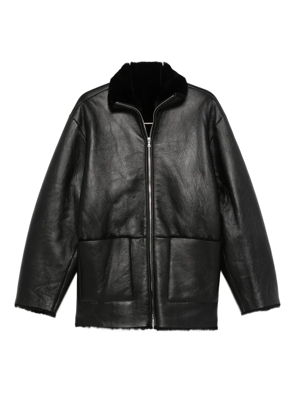 Stein Klassische Lederjacke In Black