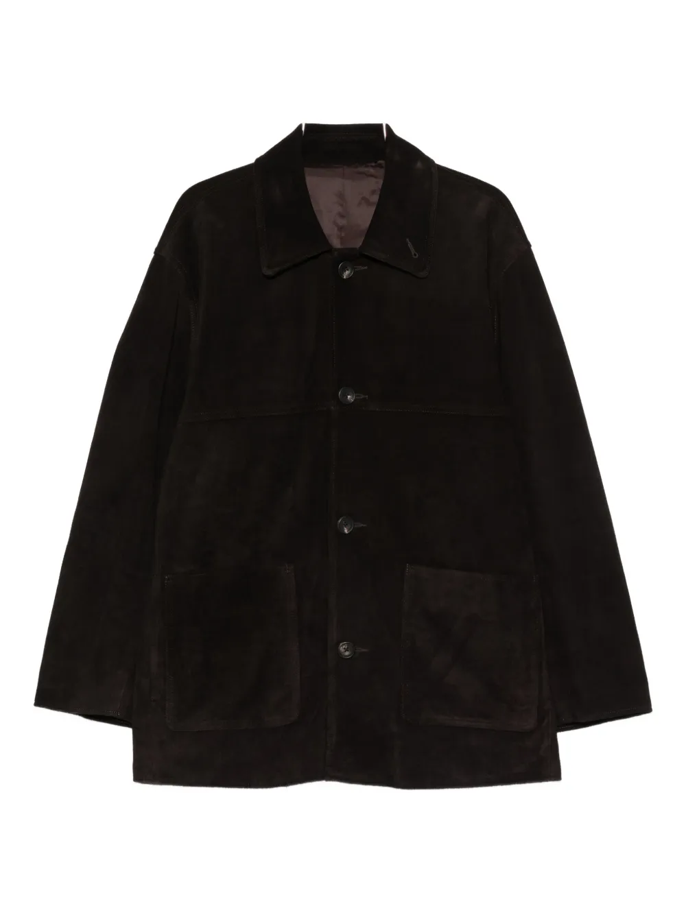 Stein Jacke Aus Wildleder In Brown