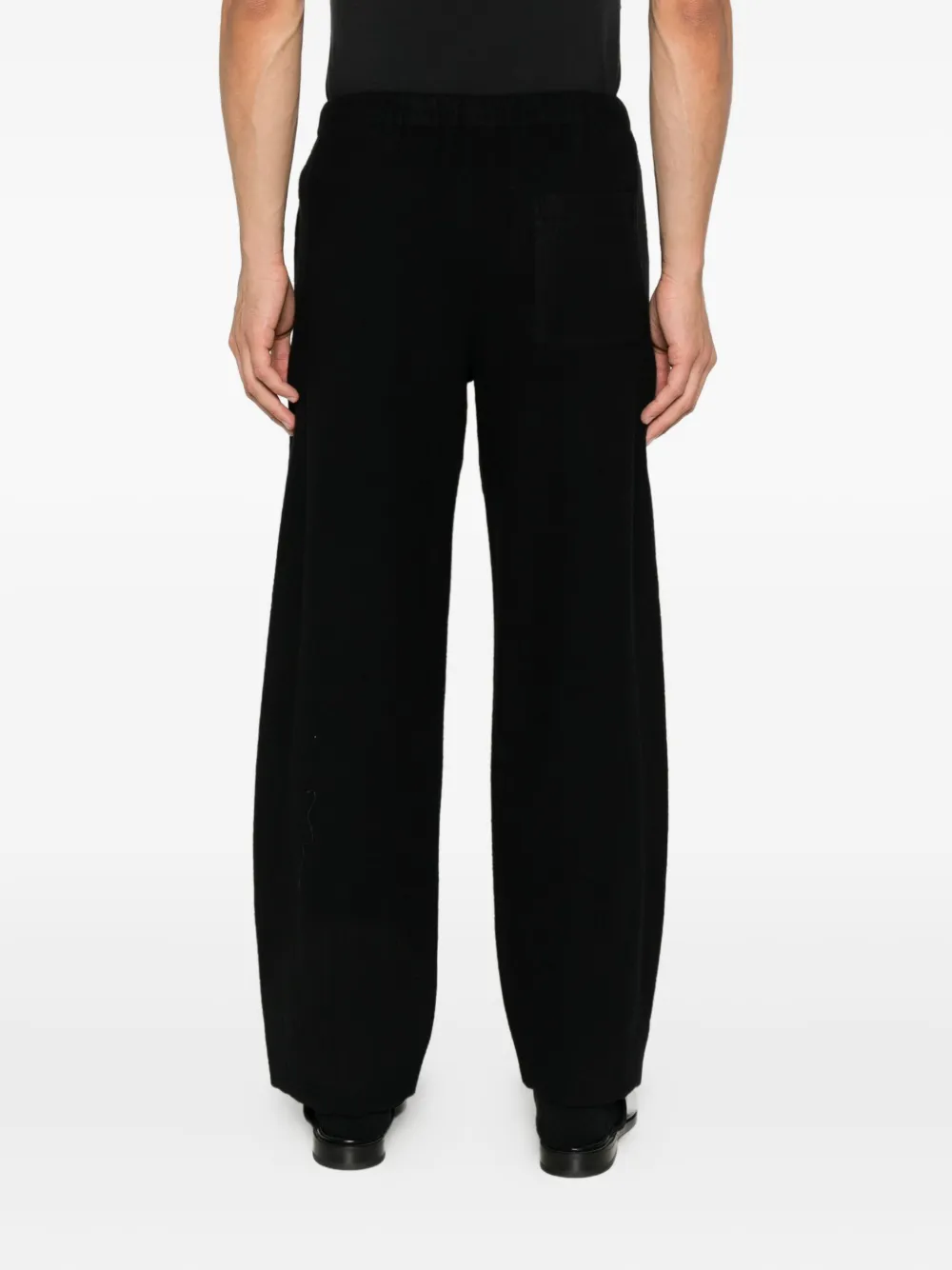 Stein Hose Aus Wolle Und Kaschmir In Black