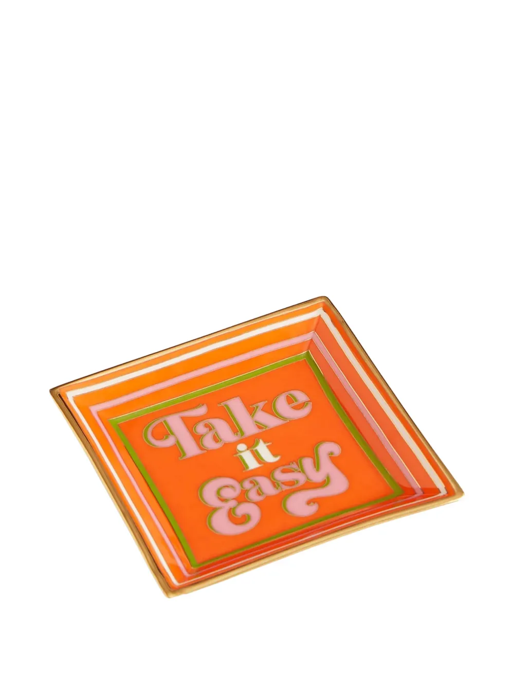 Jonathan Adler Take It Easy square tray (11.5cm x 11.5cm) | Decorative Trays & Plates | Image 2