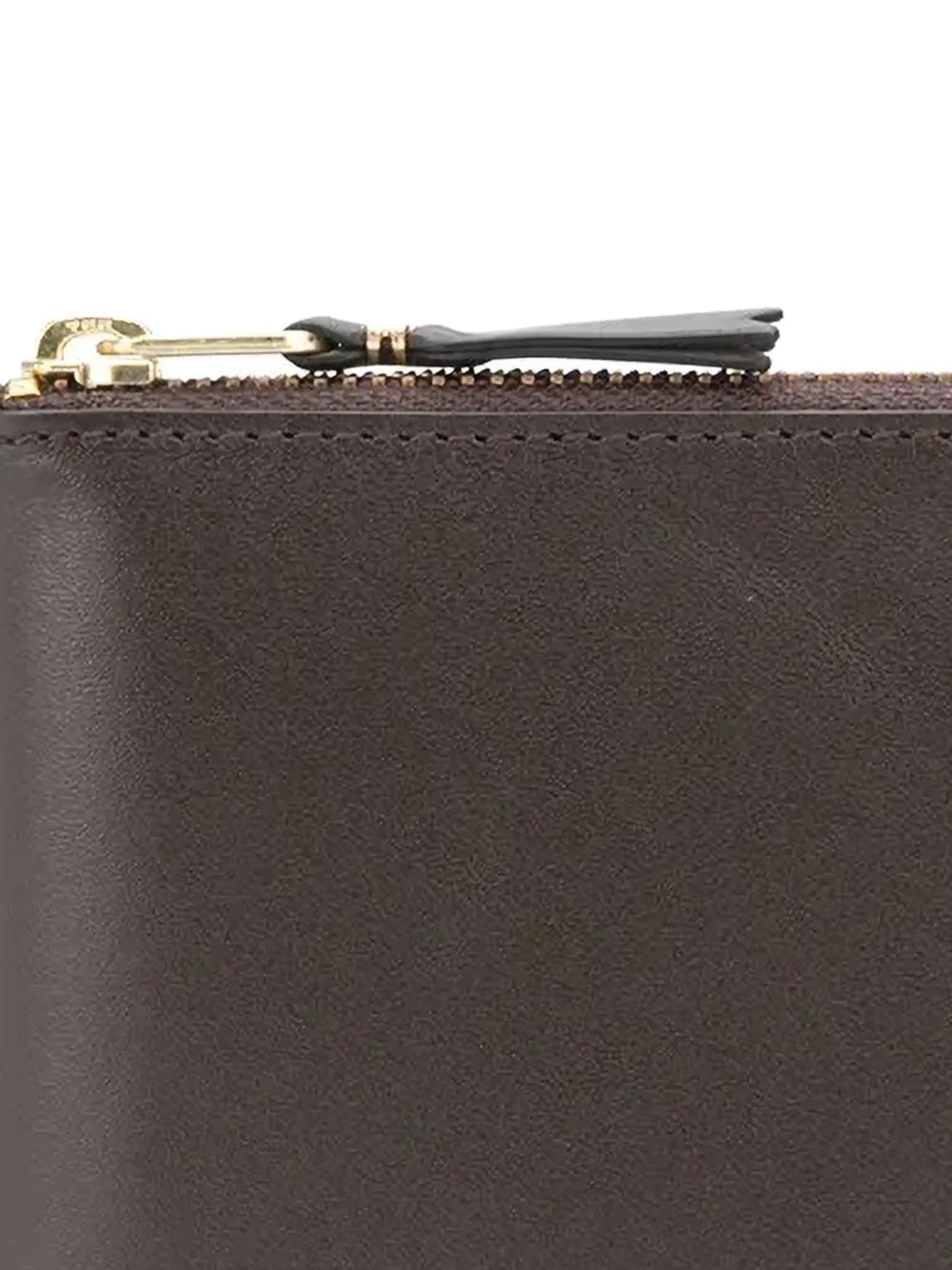 Comme Des Garçons Wallet Portemonnee met rits Bruin