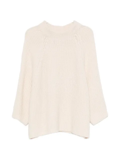 Emerson Renaldi ribbed-knit batwing-sleeve top