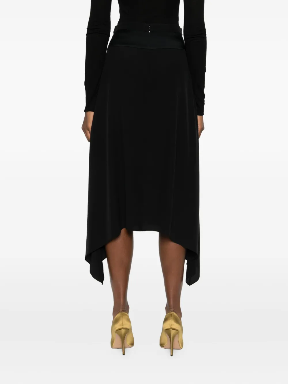 Stella McCartney Mini-rok met ritssluiting Zwart