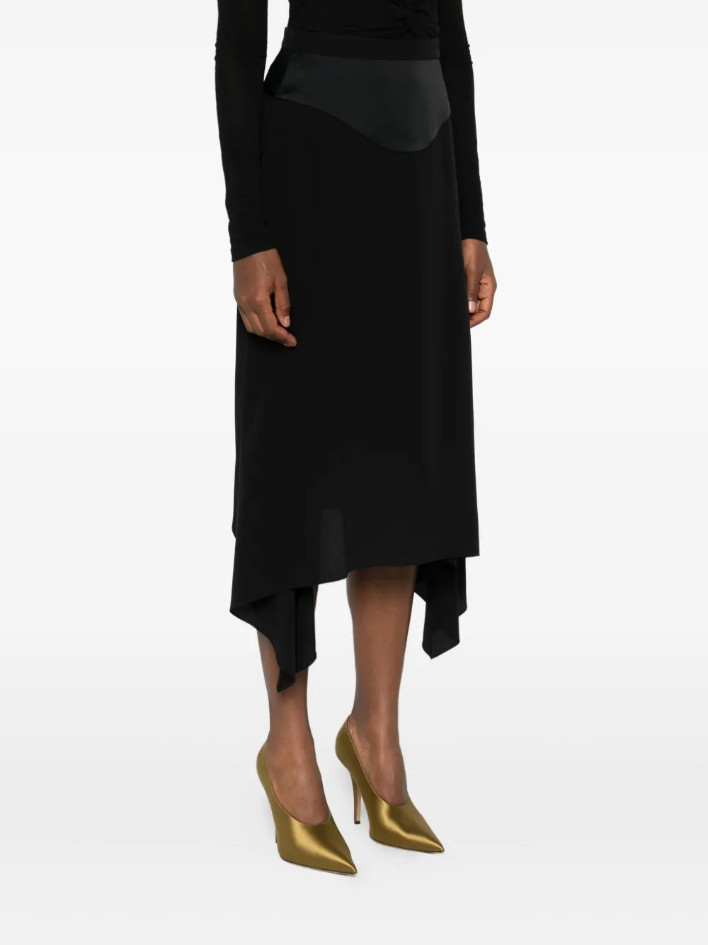 Stella McCartney Mini-rok met ritssluiting Zwart