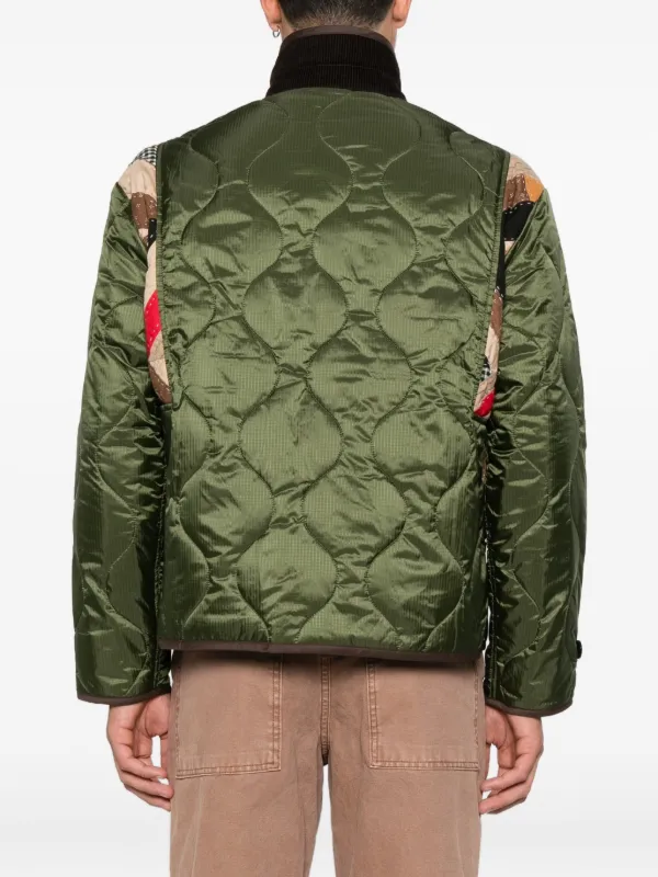 KHOKI Patchwork Jacket | Green | FARFETCH