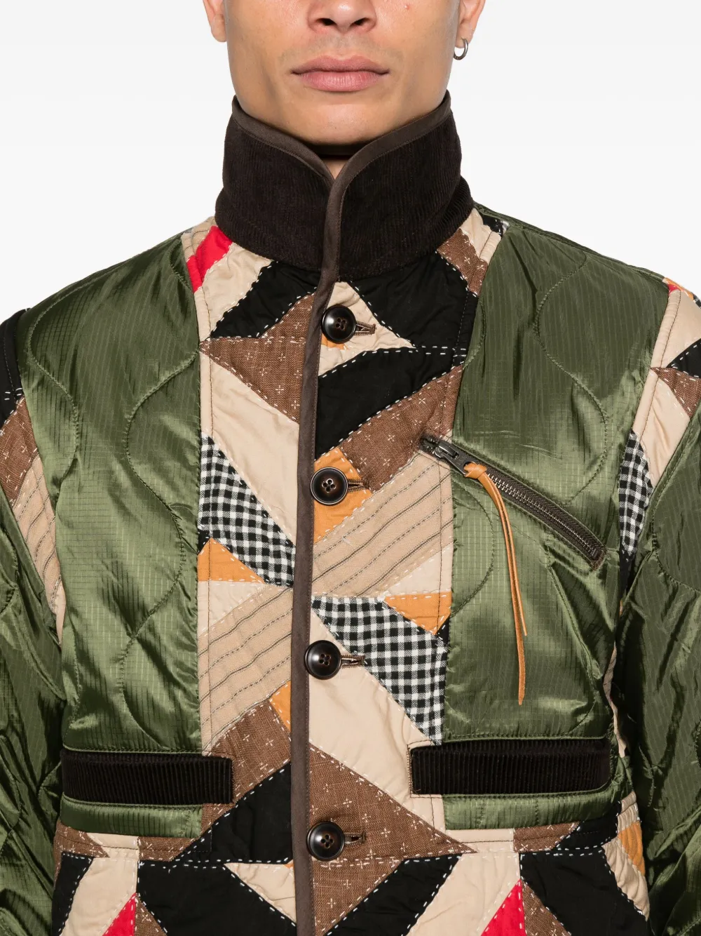 ジャケット・アウター 188 KHOKI M51 Patchwork Coat Gray Stripe 32373679_62469624_1000.jpg