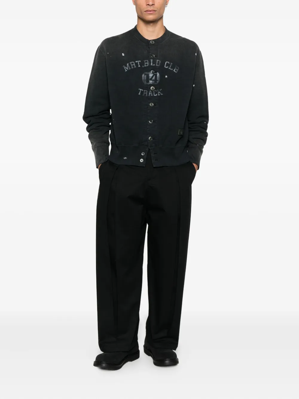 KHOKI faded-effect printed cardigan | Cardigans | Image 2