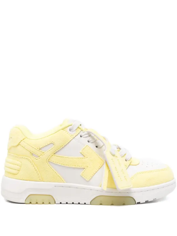 Off-White Arrow-motif Sneakers in Yellow