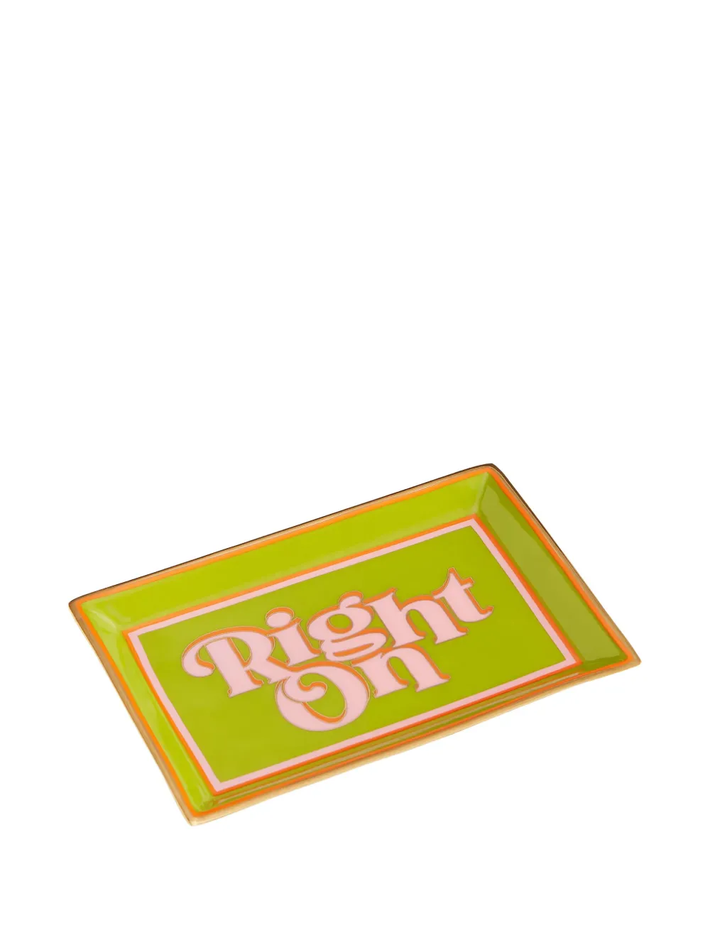 Jonathan Adler Right On rectangle tray (18cm x 12cm) | Decorative Trays & Plates | Image 2