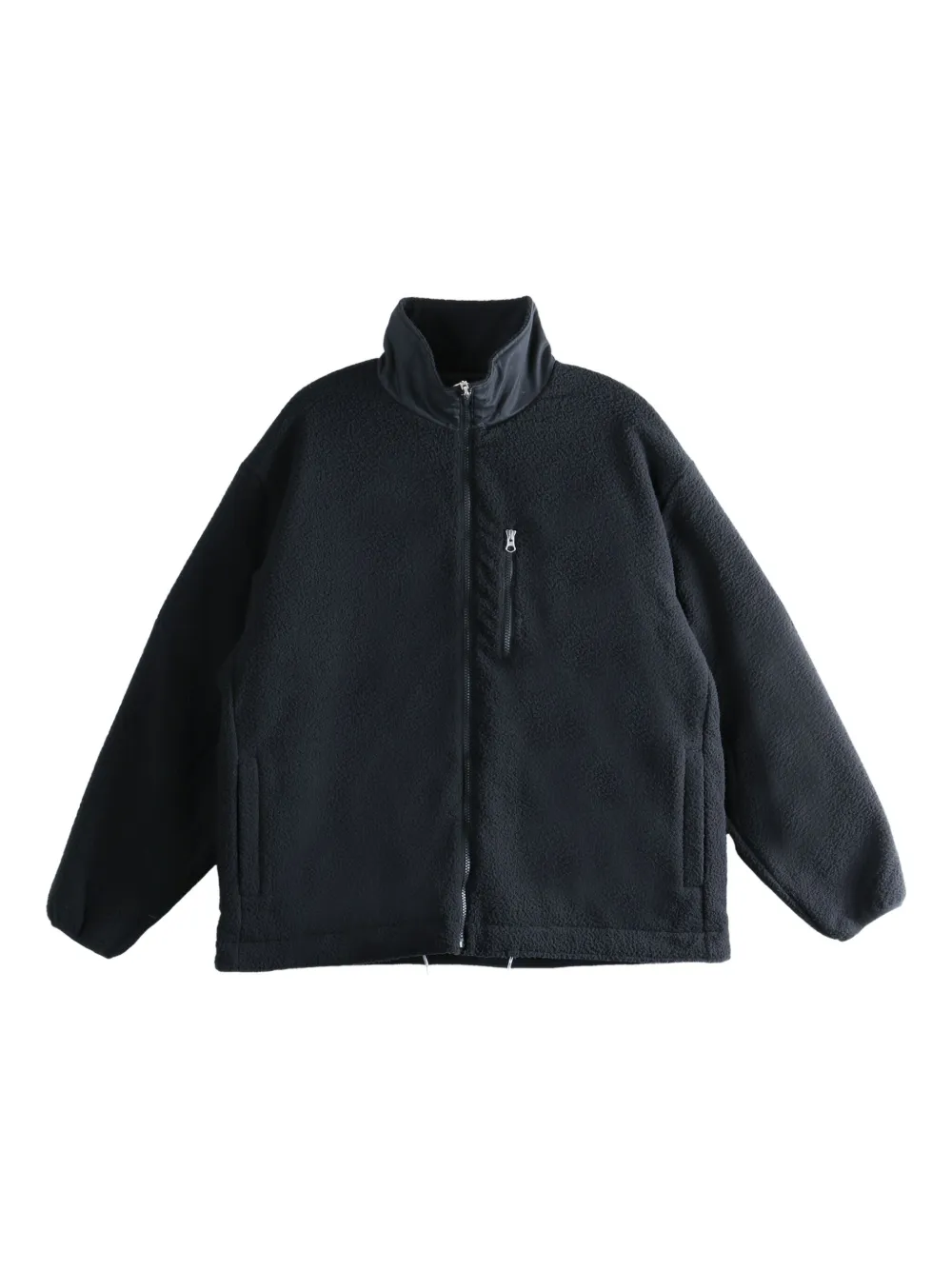 Nanamica fleece bomber jacket | Black | Image 1