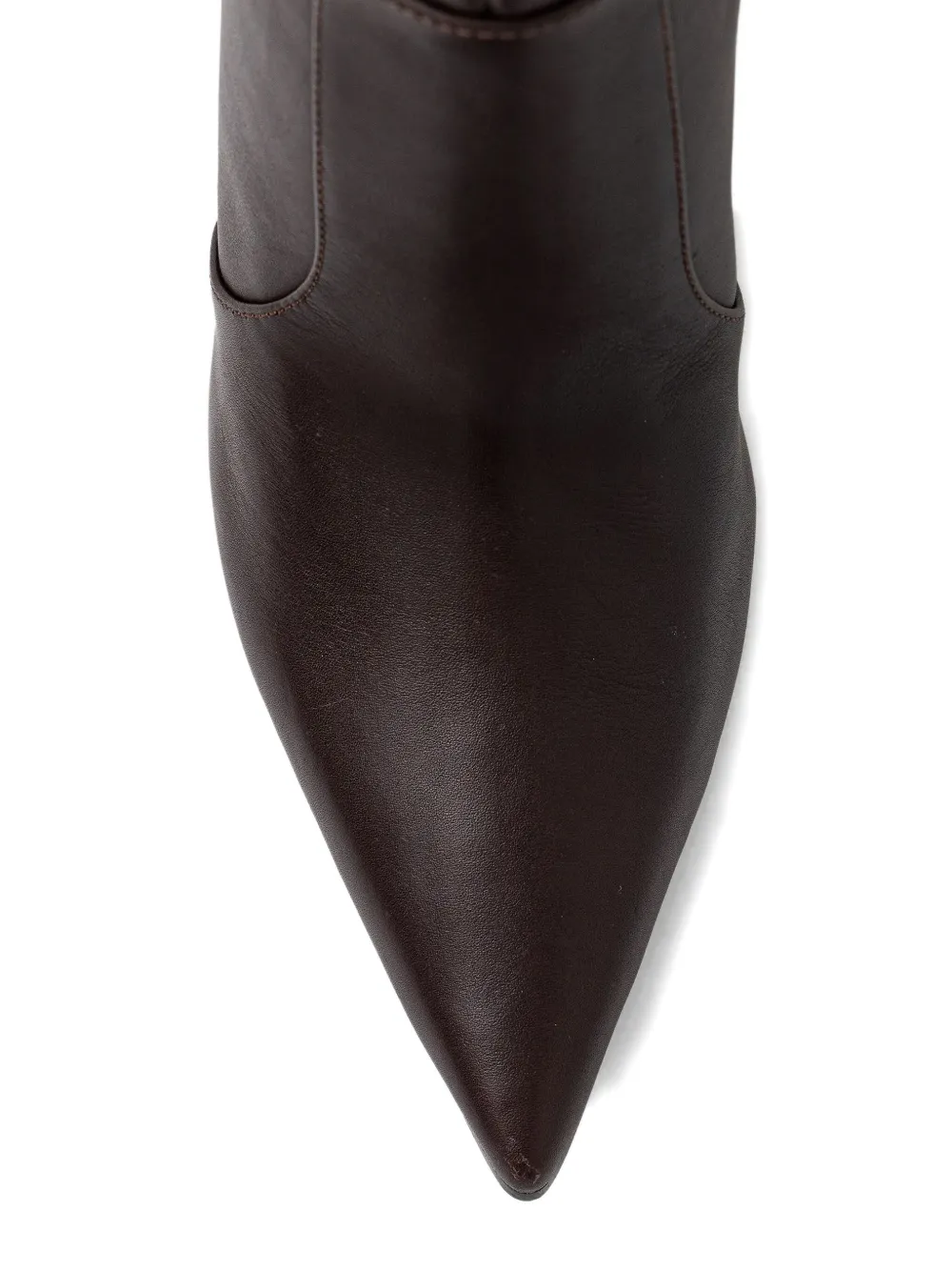 Guess Usa 85mm Nariel Pointed Knee-length Boots In Brown