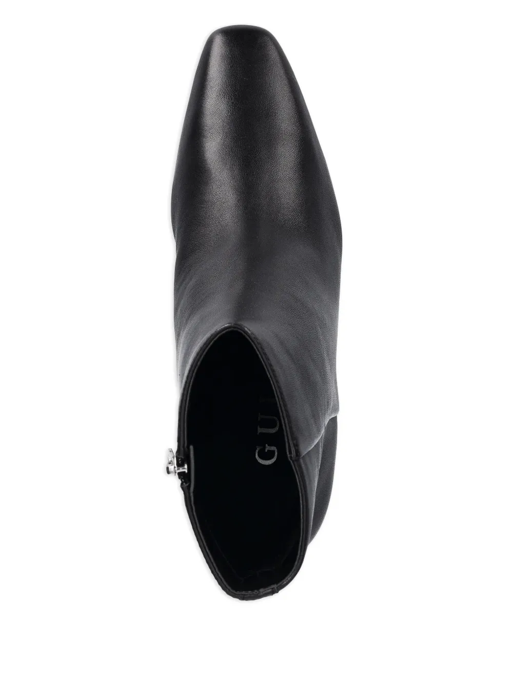 Guess Usa 124mm Pernita Pointed Ankle Boots In Black