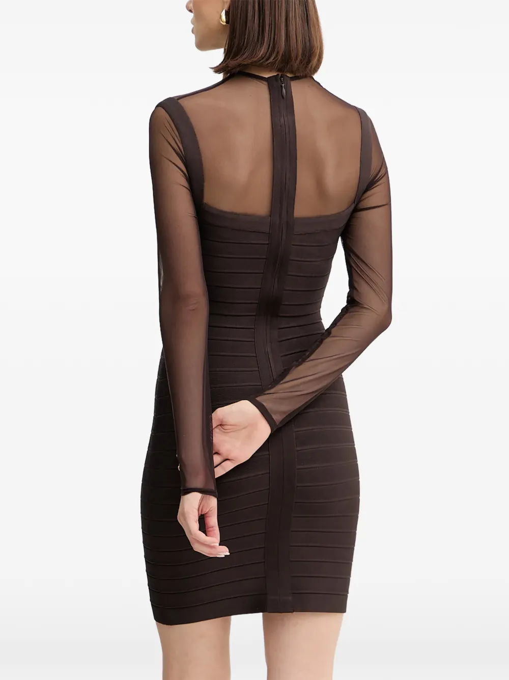 Amy Long-Sleeve Mini Dress