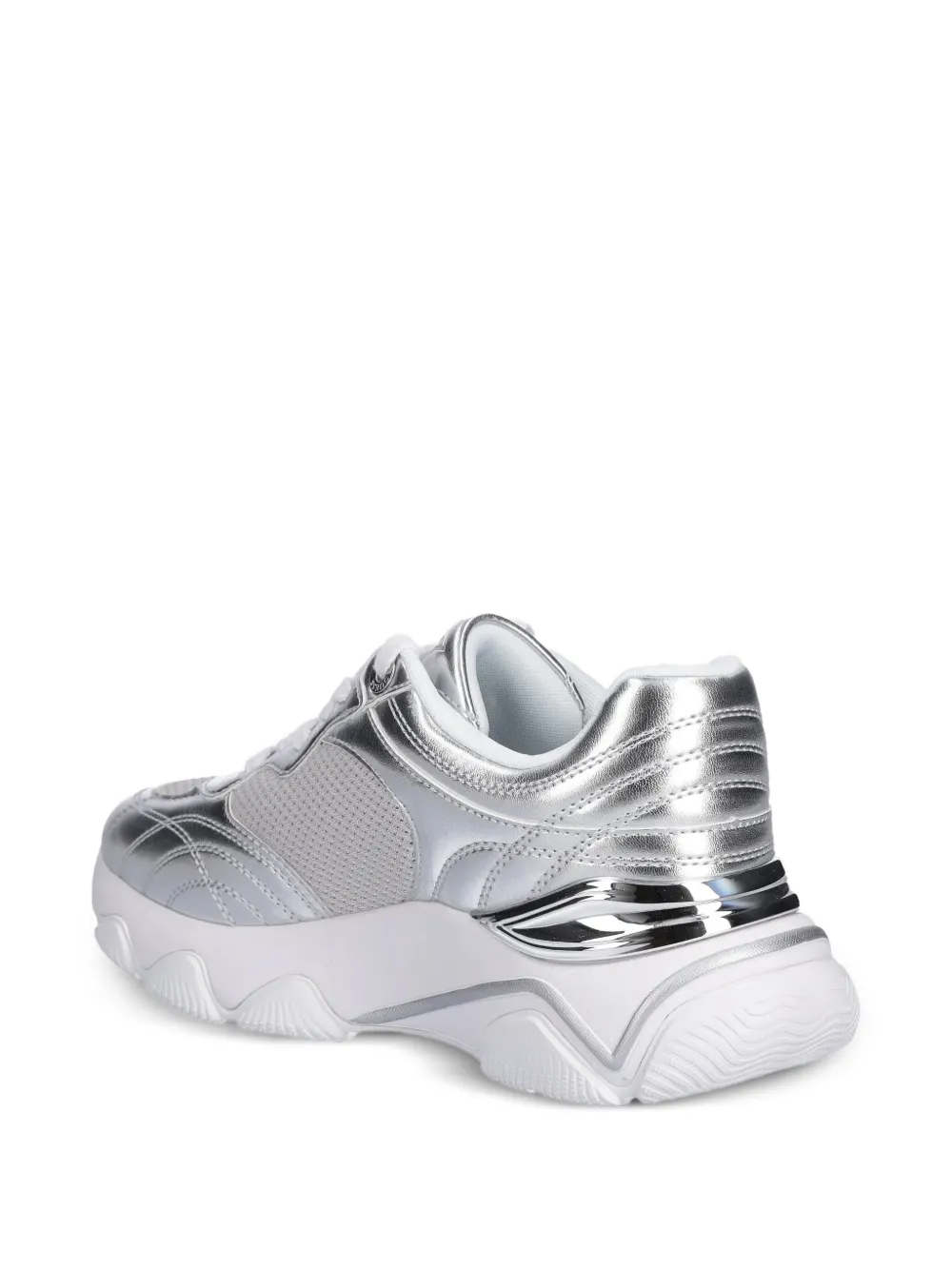 Perforated Logo Low-Top Sneakers