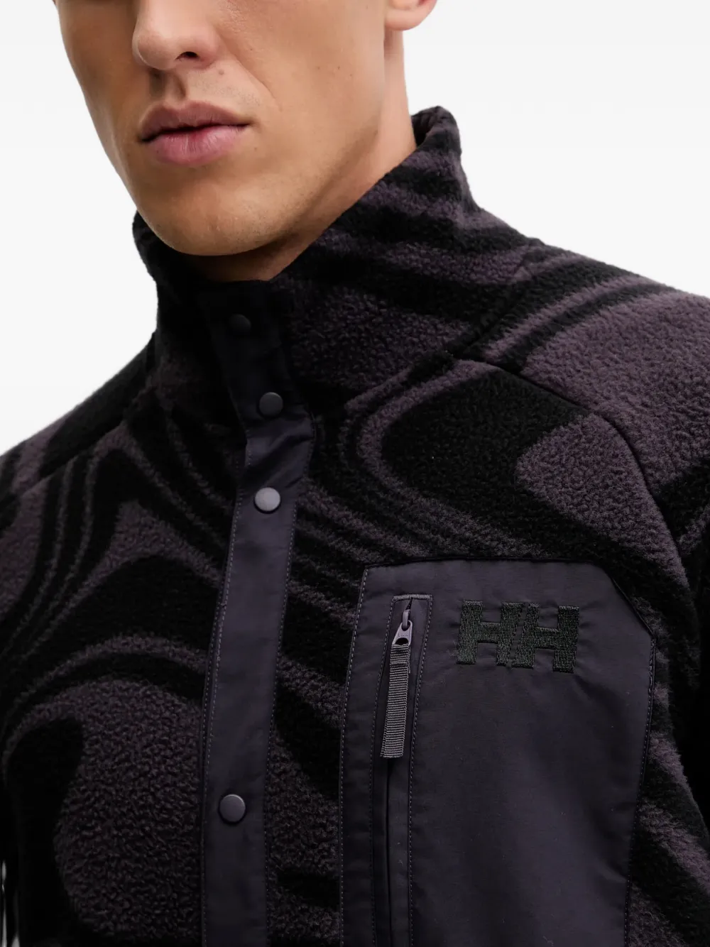 Helly Hansen Trui met Panorama zak Paars