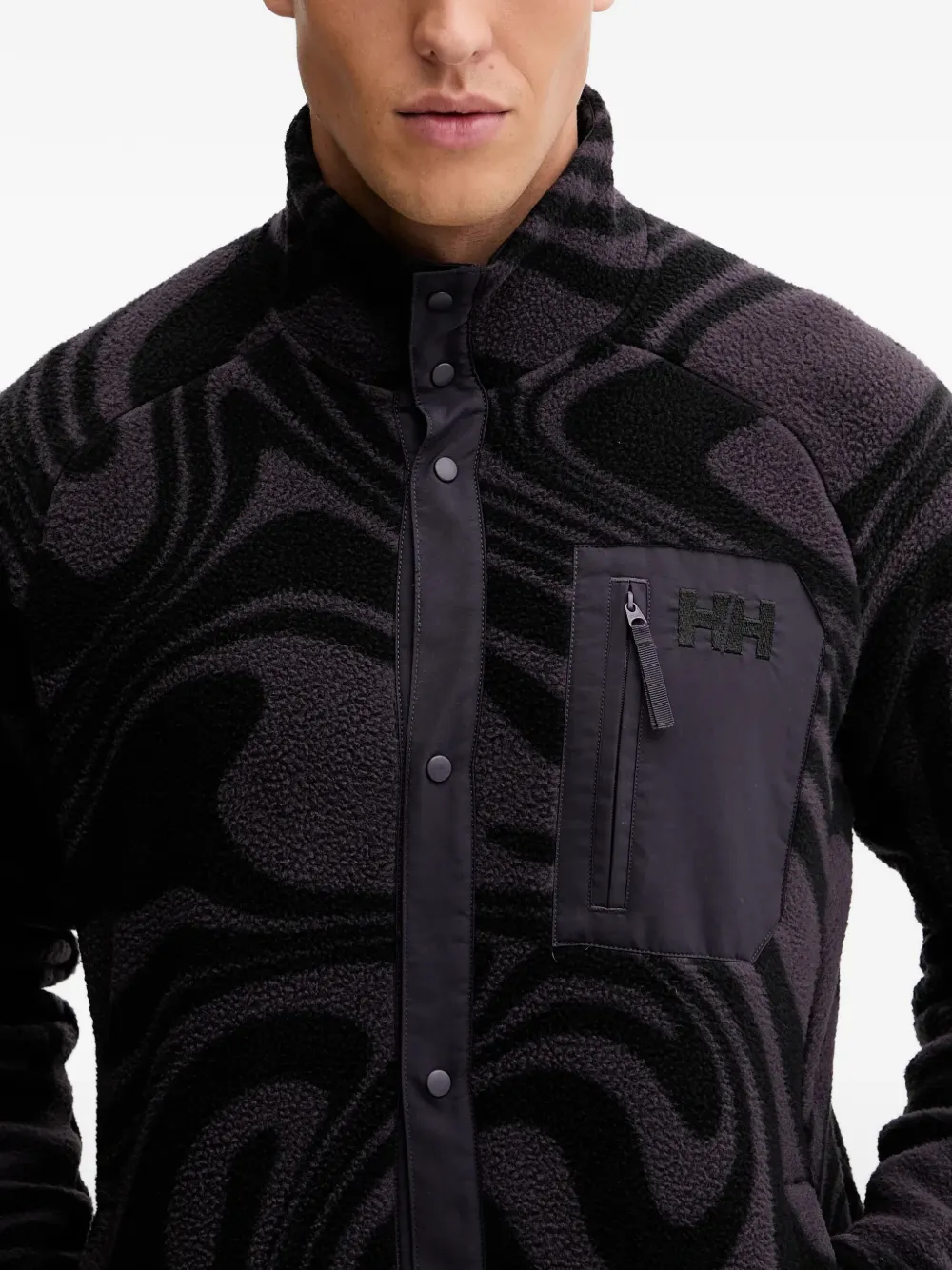 Helly Hansen Trui met Panorama zak Paars