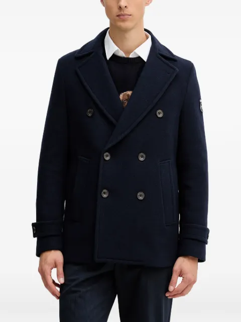 Hackett double-breasted peacoat