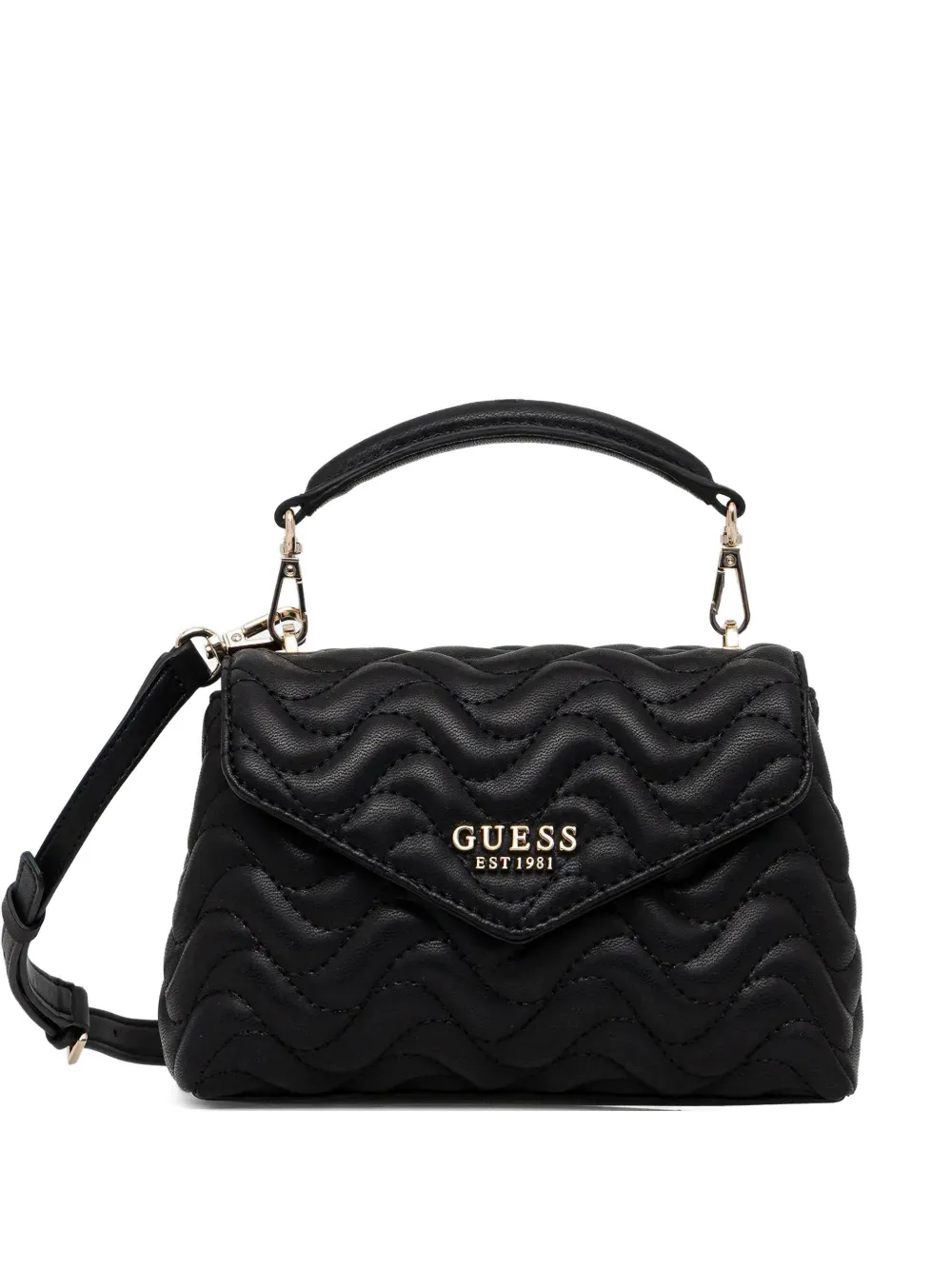 GUESS USA mini Melisandra quilted tote bag - Nero