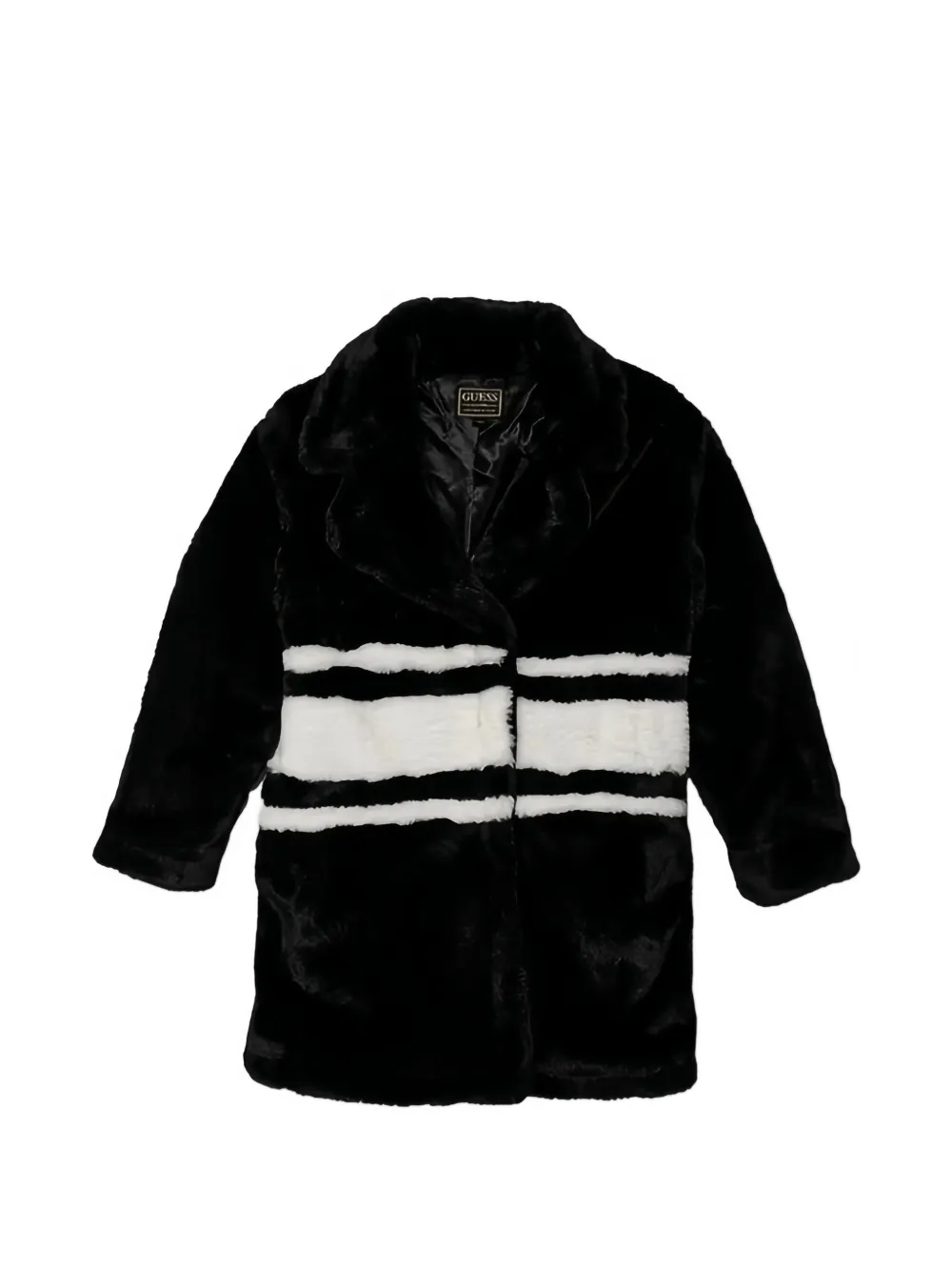 guess kids striped coat - Nero