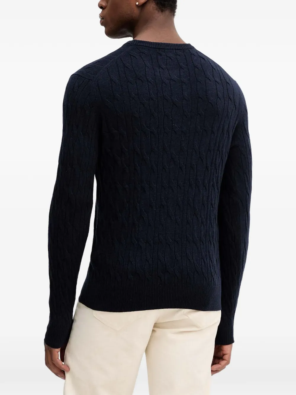 Hackett round-neck sweater | bleu | Image 1