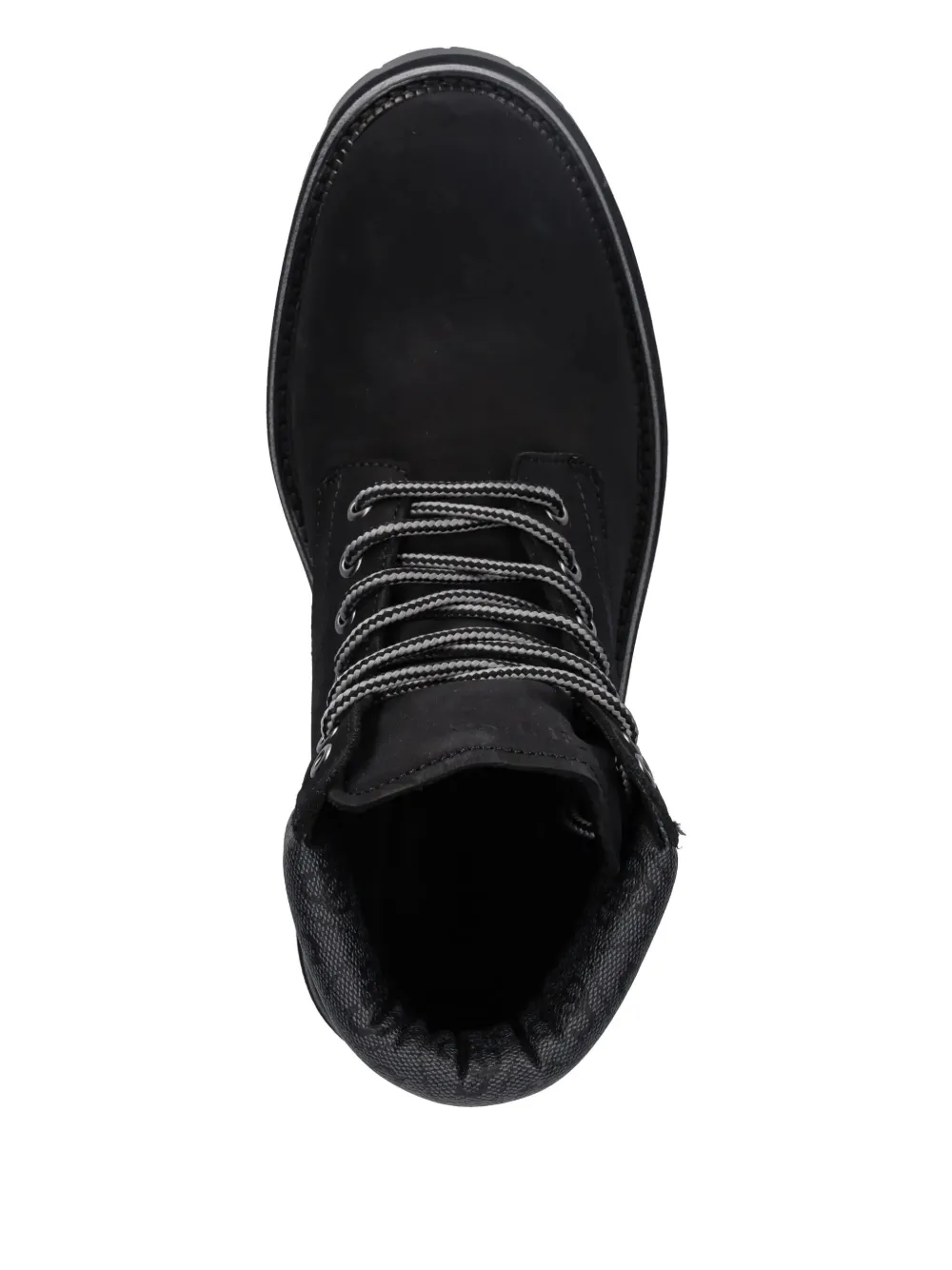 GUESS USA lace-up logo boots Zwart