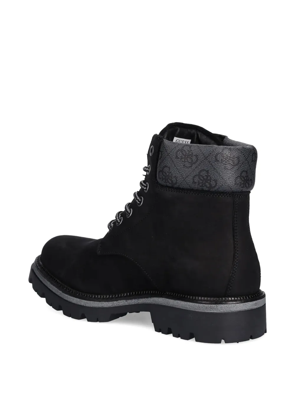 GUESS USA lace-up logo boots Zwart