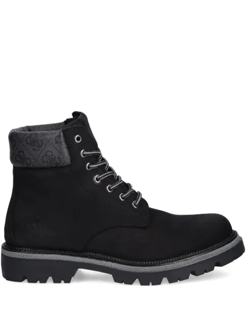 GUESS USA lace-up logo boots