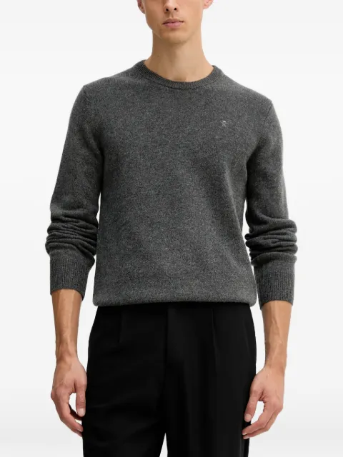 Hackett embroidered crew-neck sweater