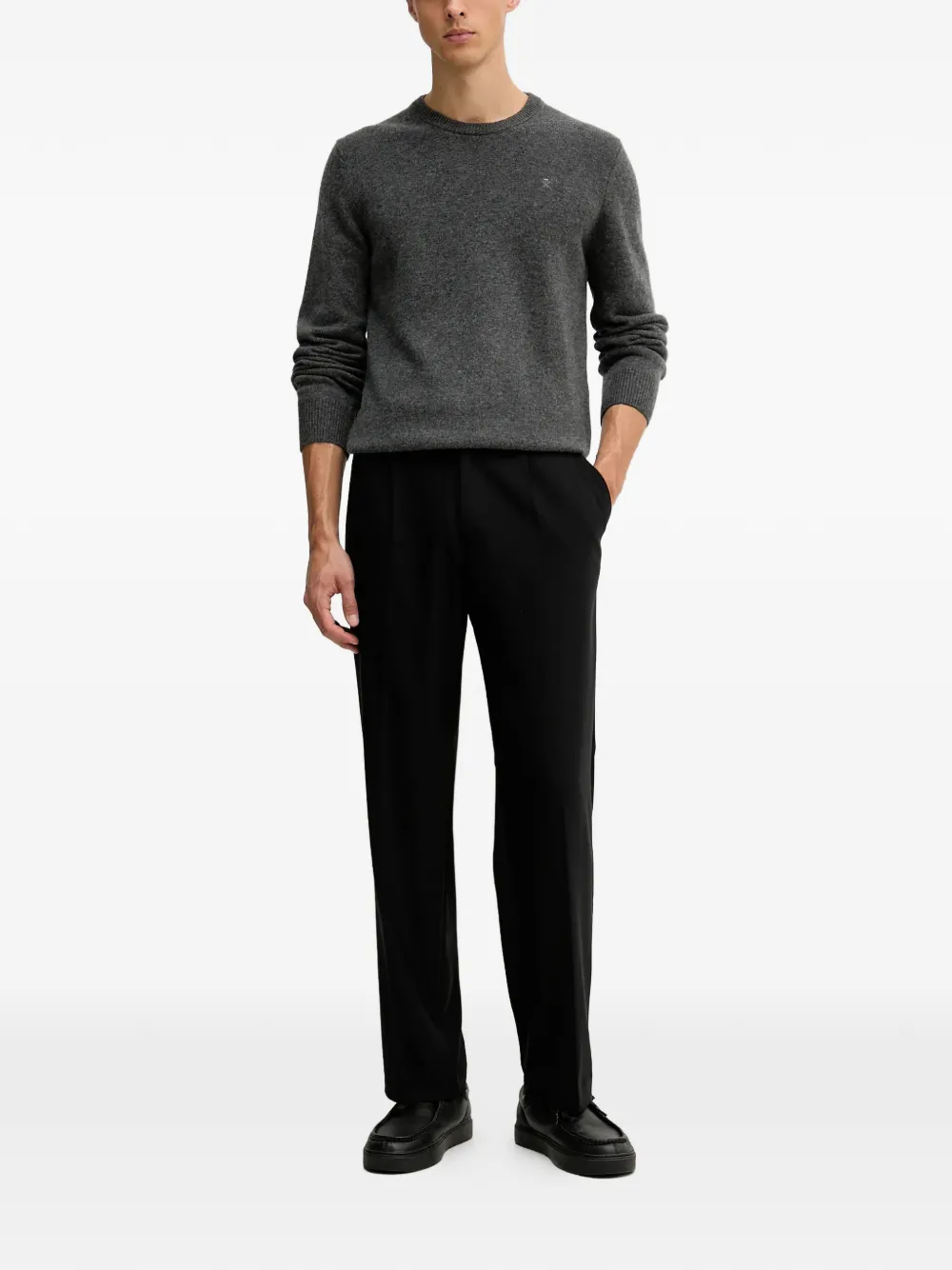 Hackett 刺绣圆领毛衣 | 毛衣 | Image 2