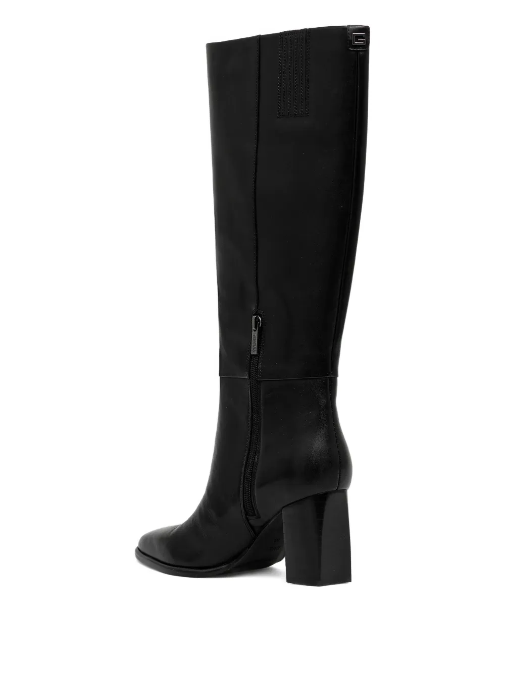 GUESS USA 79mm Perinna block-heel knee-high boots Zwart