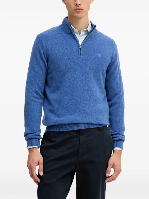Hackett elbow-patch sweater