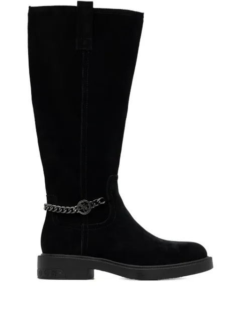 GUESS USA Fyonal suede chain-detail boots
