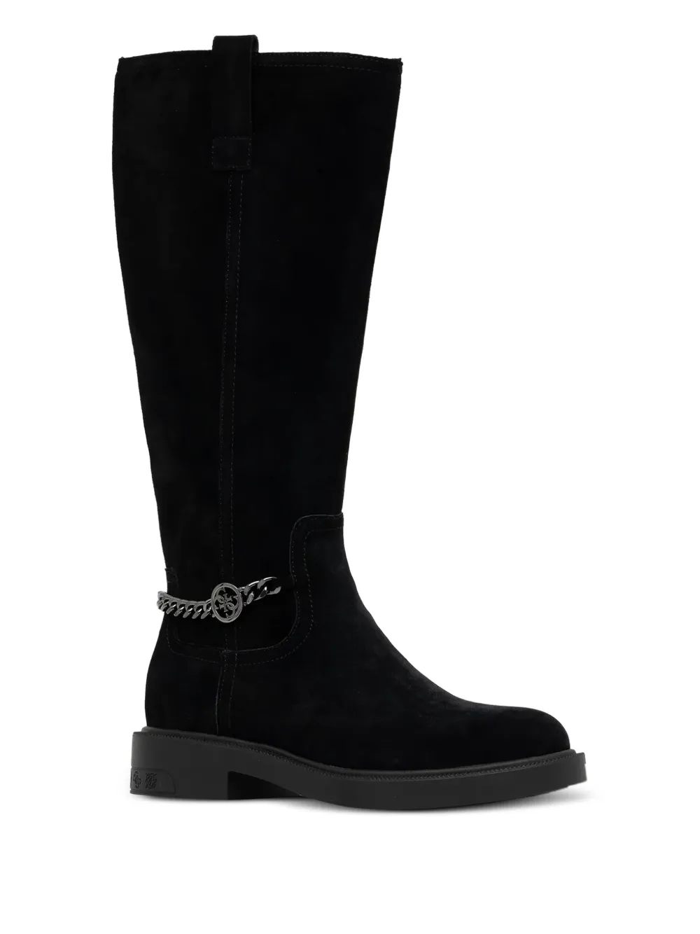 GUESS USA Fyonal suede chain-detail boots | Knee-High Boots | Image 2