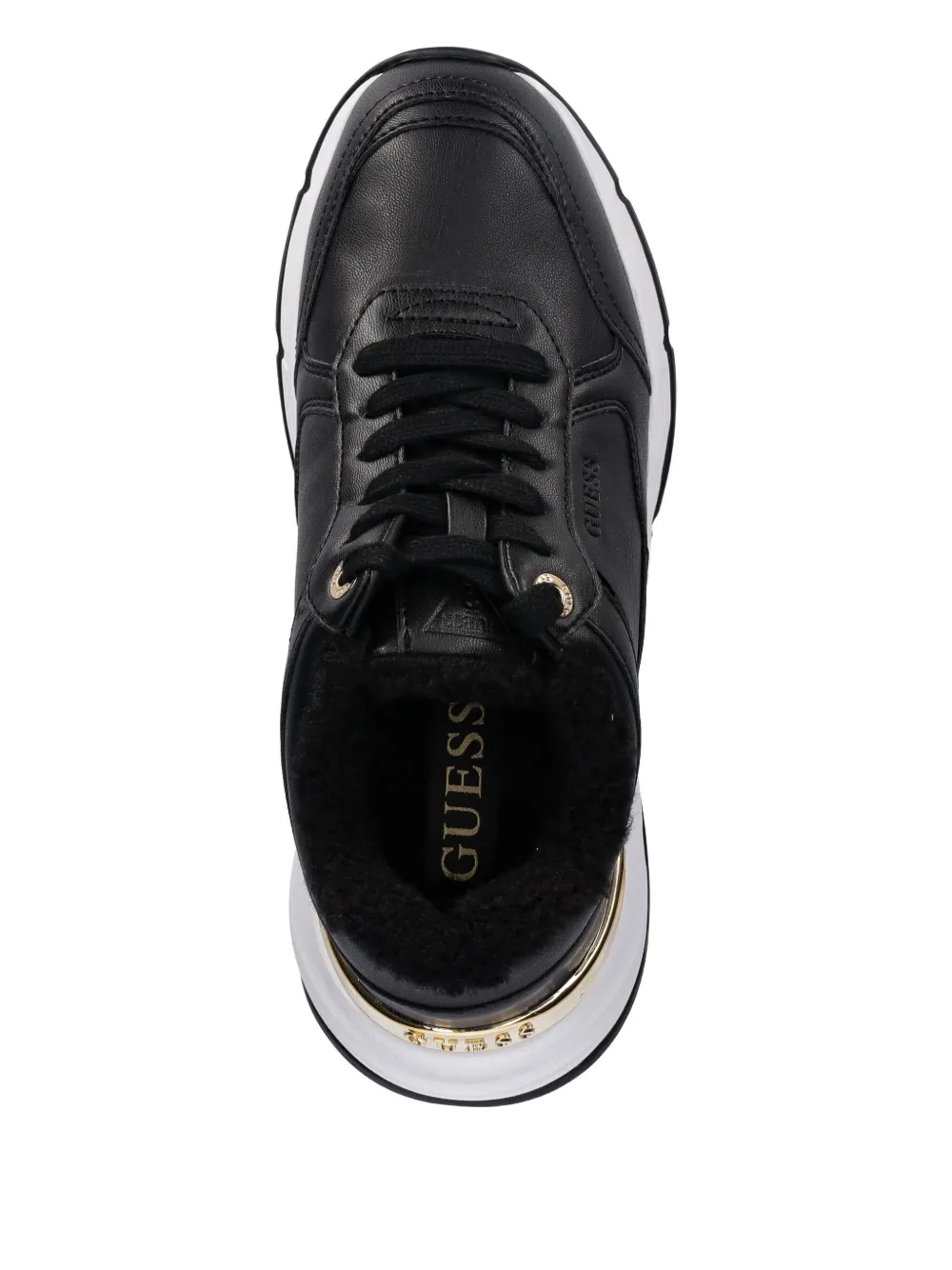 Guess Usa Farrea Platform Sneakers In Black