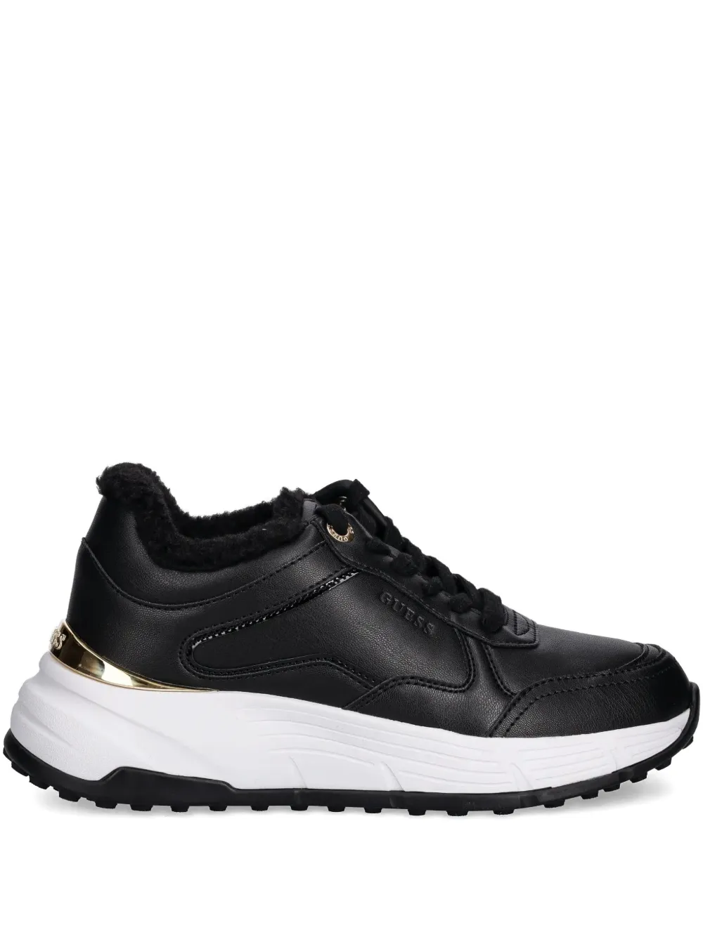Guess Usa Farrea Platform Sneakers In Black