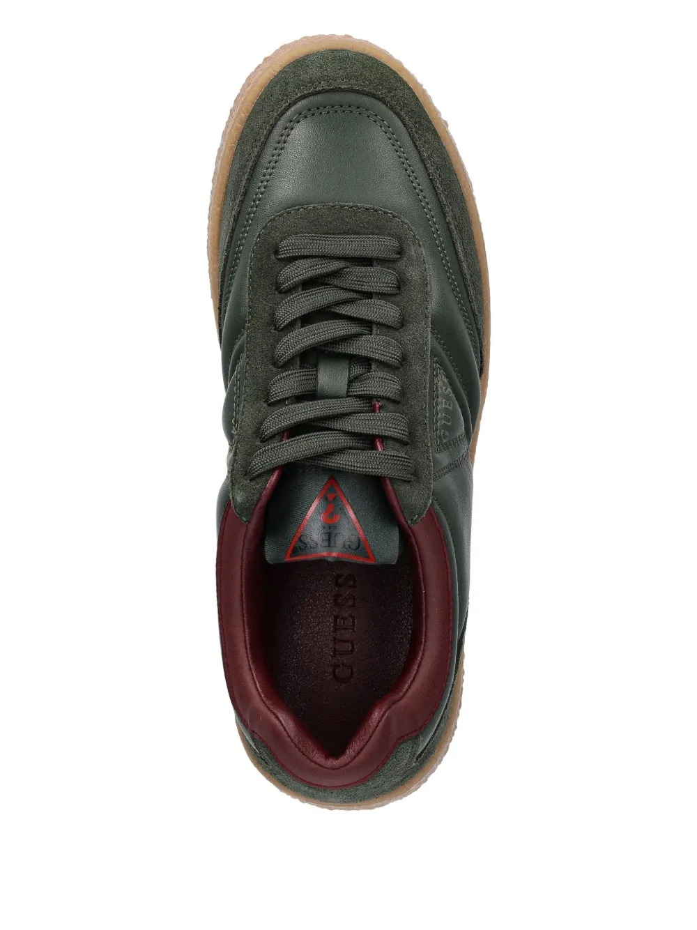 GUESS USA Wimoh panelled sneakers Groen
