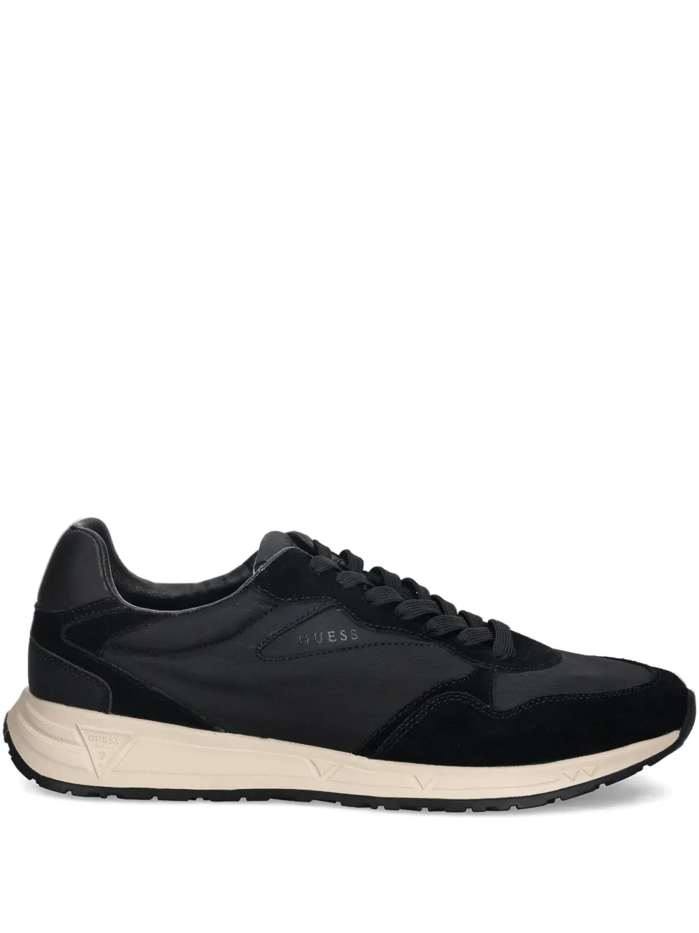 GUESS USA paneled low-top sneakers Zwart