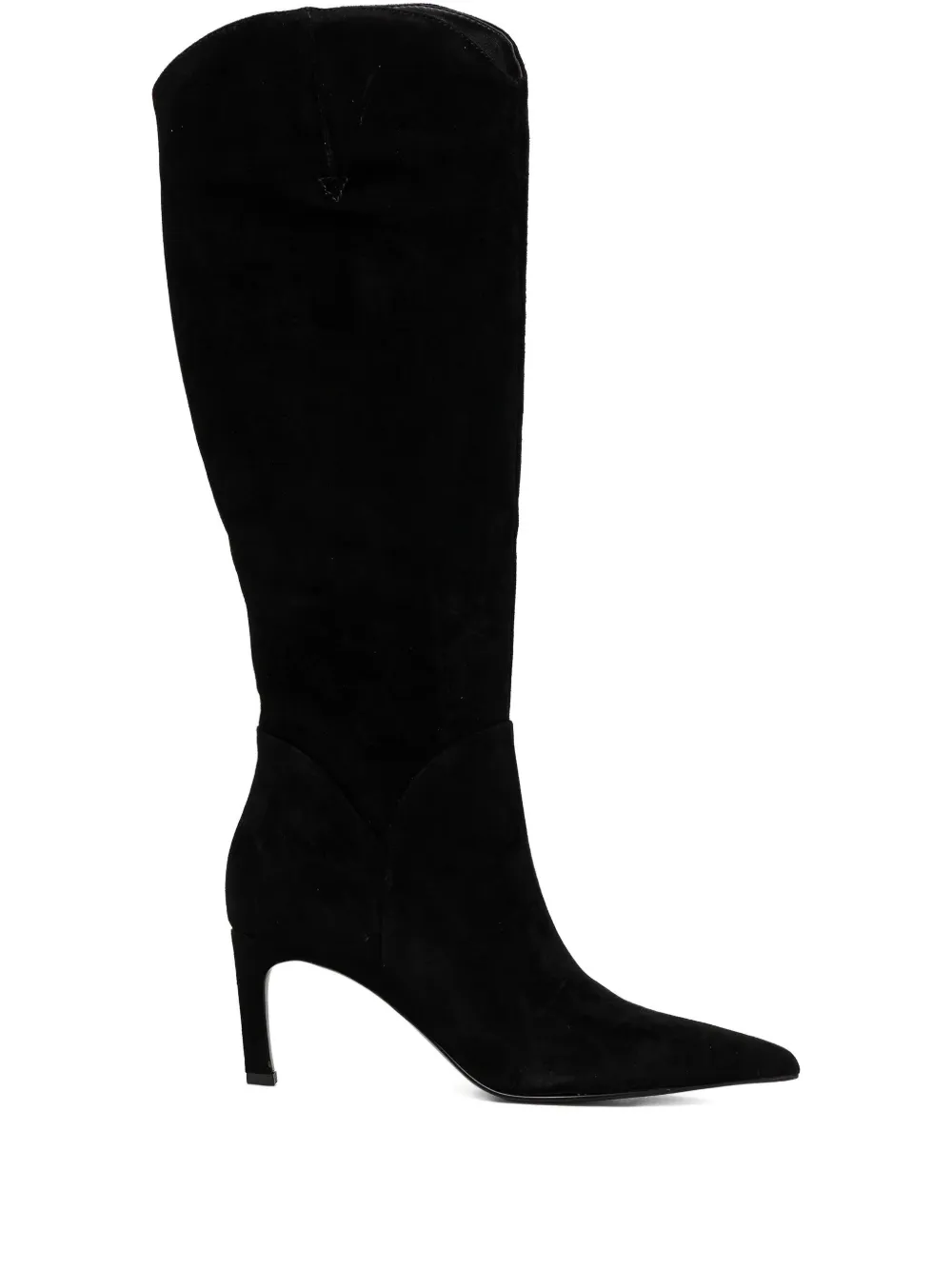 Guess Usa 67mm Palista Suede Pointed Boots In Black