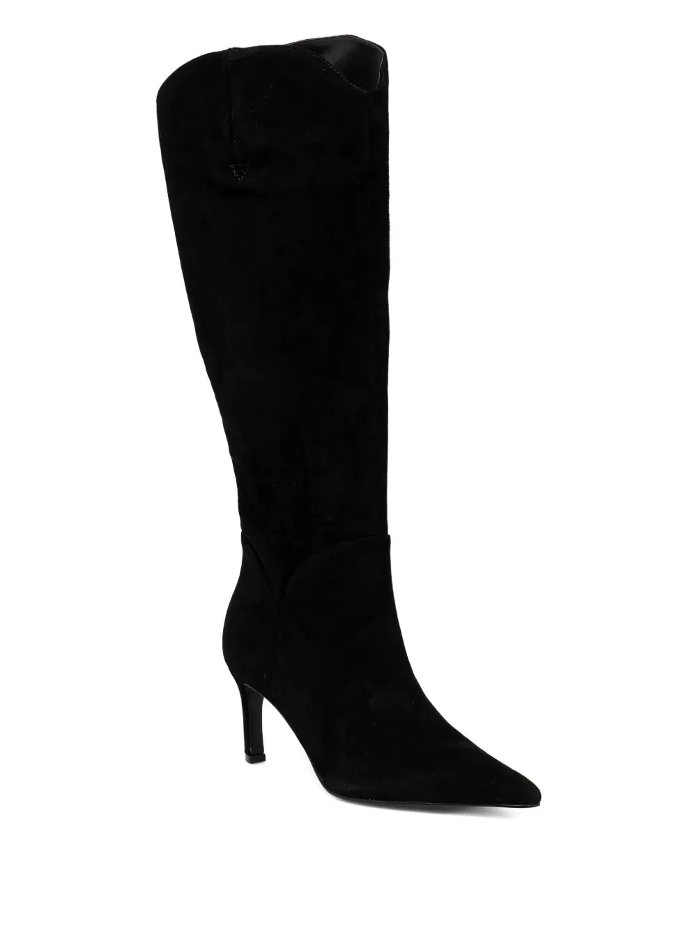 Guess Usa 67mm Palista Suede Pointed Boots In Black