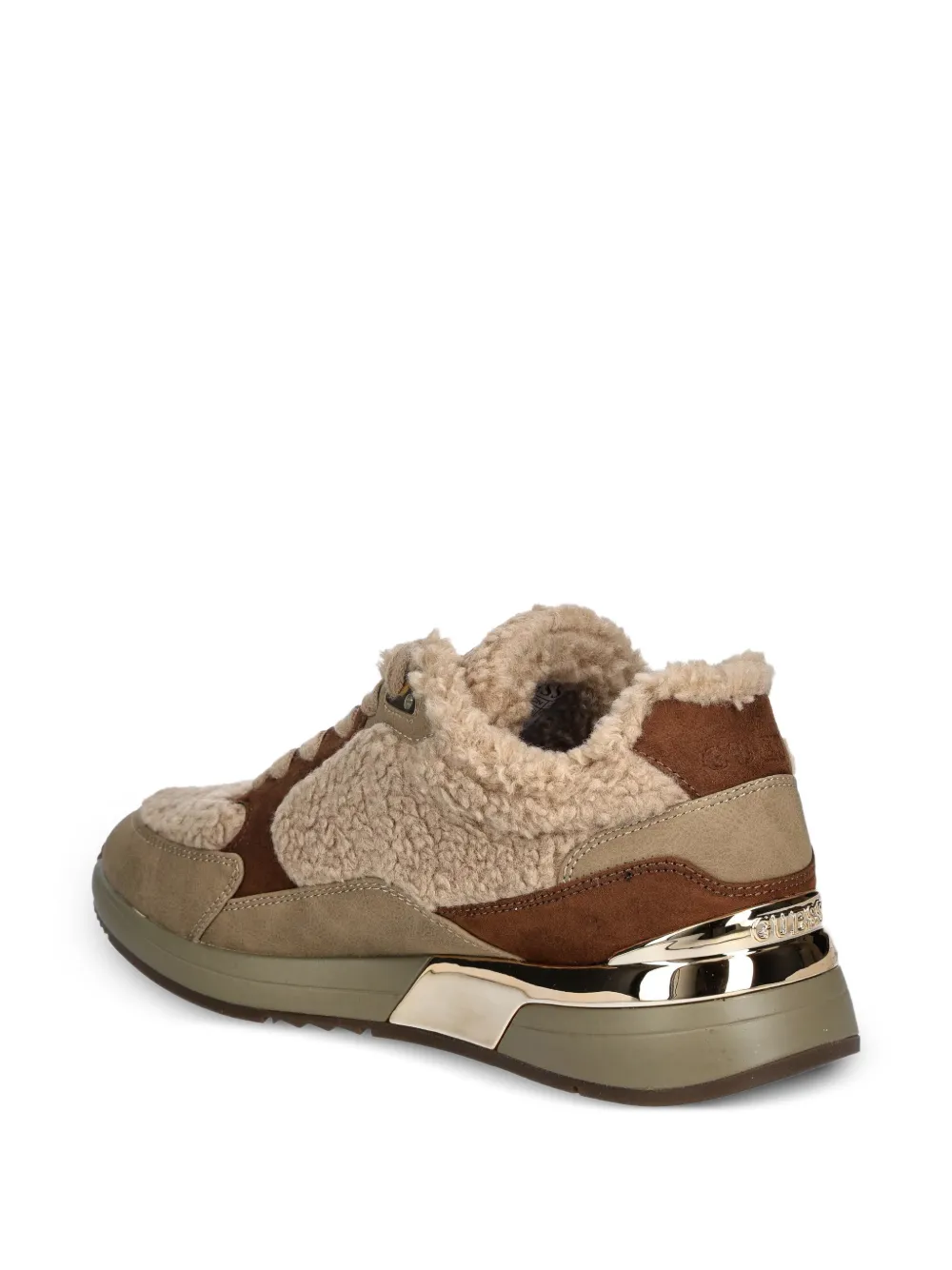 GUESS USA Sneakers met textuur Beige