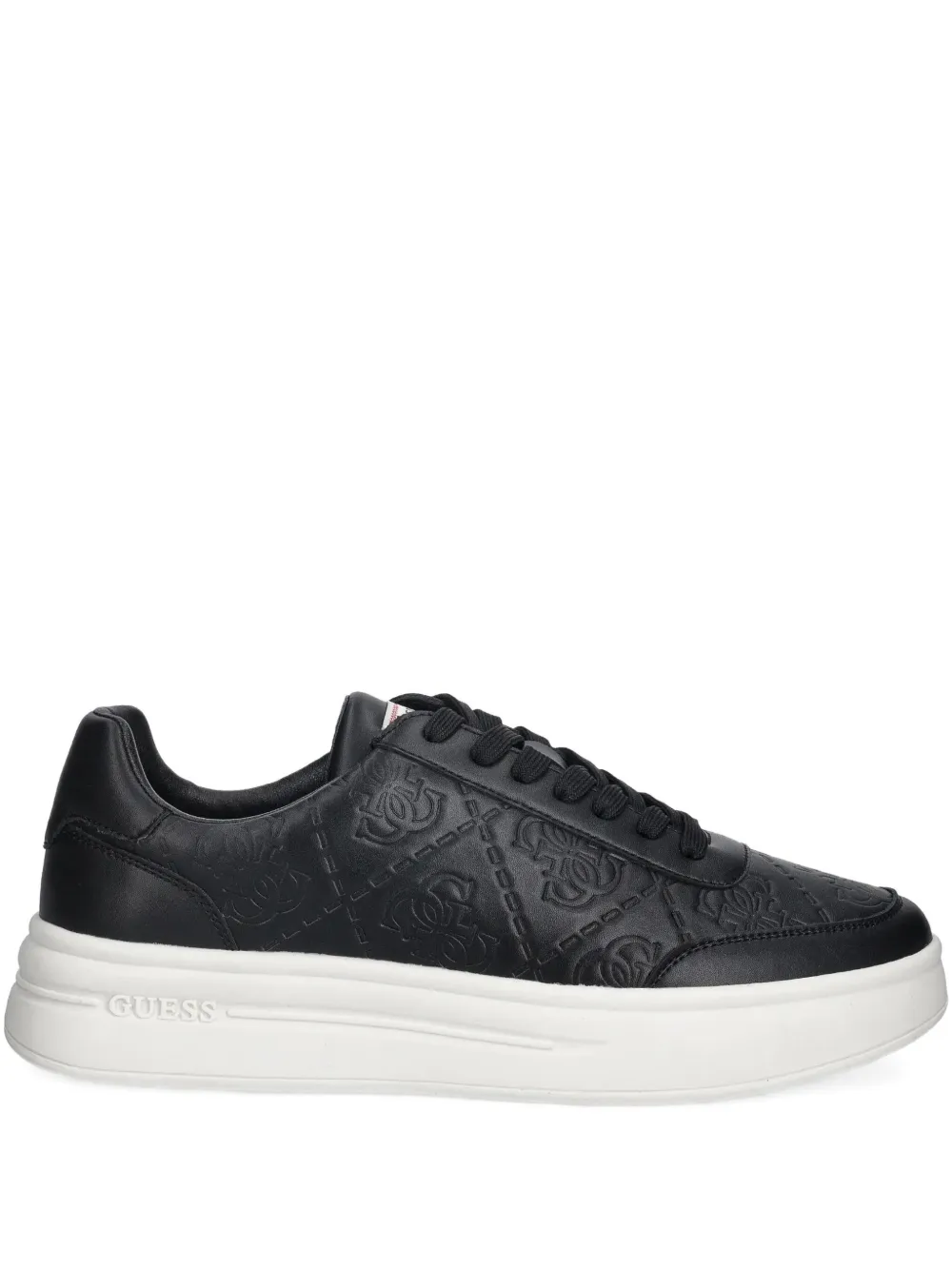 GUESS USA Winno debossed sneakers Zwart