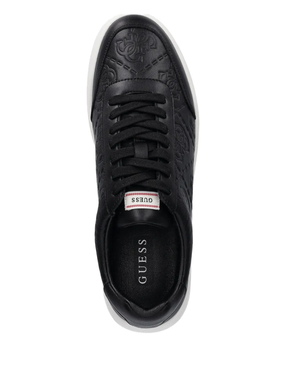 GUESS USA Winno debossed sneakers Zwart